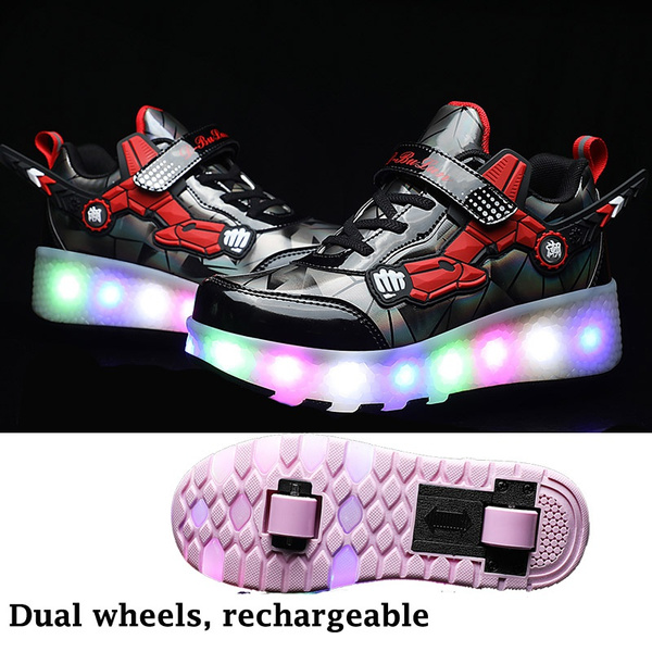 Buy TUTUYU Kids 11 Colors LED Shoes High Top Fashion Sneakers For Halloween  at Amazon.in